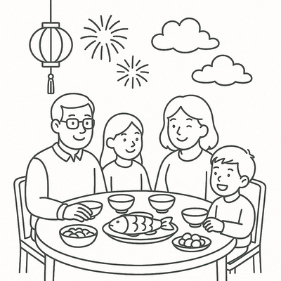 Lunar New Year Coloring Pages 2026 – Fun and Festive Designs for Kids