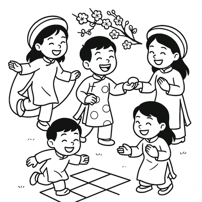 Lunar New Year Coloring Pages 2026 – Fun and Festive Designs for Kids