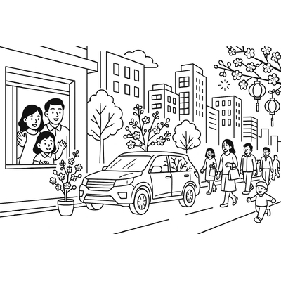 Lunar New Year Coloring Pages 2026 – Fun and Festive Designs for Kids