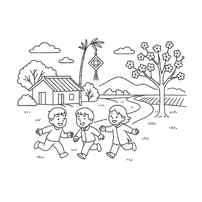 Lunar New Year Coloring Pages 2026 – Fun and Festive Designs for Kids