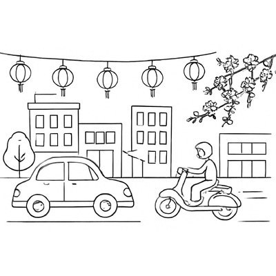 Lunar New Year Coloring Pages 2026 – Fun and Festive Designs for Kids