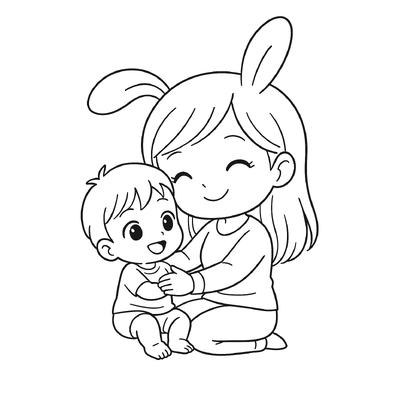 Mother’s Day Coloring Pages for Kids 2026 - PDF Coloring Sheets