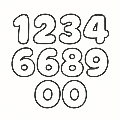 Number Coloring Pages for Kids 2026 – Easy-to-Download PDF Sheets