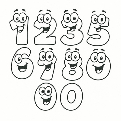 Number Coloring Pages for Kids 2026 – Easy-to-Download PDF Sheets