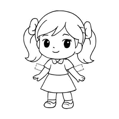 Paper Doll Coloring Pages 2026 Kids Will Absolutely Love