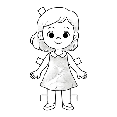 Paper Doll Coloring Pages 2026 Kids Will Absolutely Love