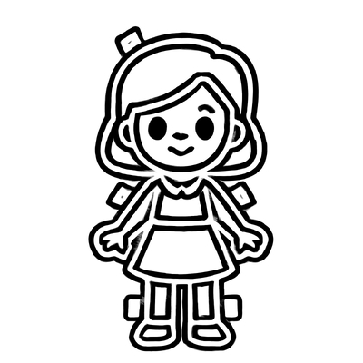 Paper Doll Coloring Pages 2026 Kids Will Absolutely Love