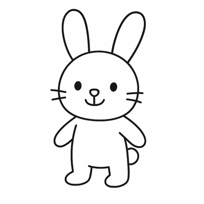 Rabbit Coloring Pages for Kids – Easy-to-Download PDF Sheets
