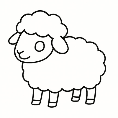 Sheep Coloring Pages for Kids 2026 – Easy-to-Download PDF Sheets