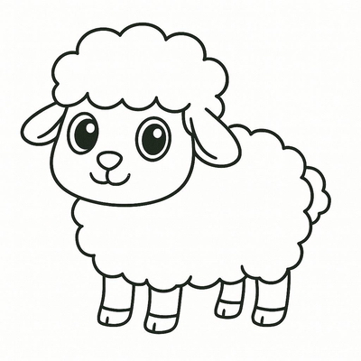 Sheep Coloring Pages for Kids 2026 – Easy-to-Download PDF Sheets