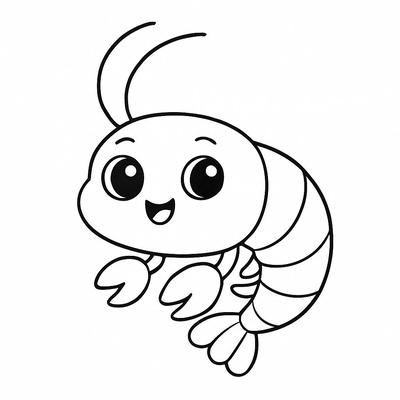 Shrimp Coloring Pages for Kids 2026 – Easy-to-Download PDF Sheets