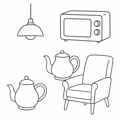 Simple Coloring Pages for Kids 2026 - PDF Coloring Sheets