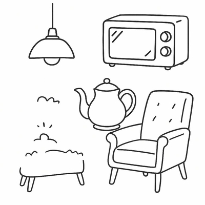 Simple Coloring Pages for Kids 2026 - PDF Coloring Sheets