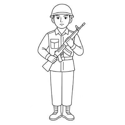 Soldier Coloring Collection 2026 – Meaningful and Inspiring Pages for Kids