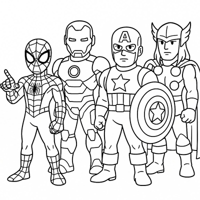 Spider-Man Coloring Collection – Superhero Pages Kids Love