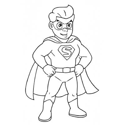Superhero Coloring Pages for Kids to Boost Brain Development 2026