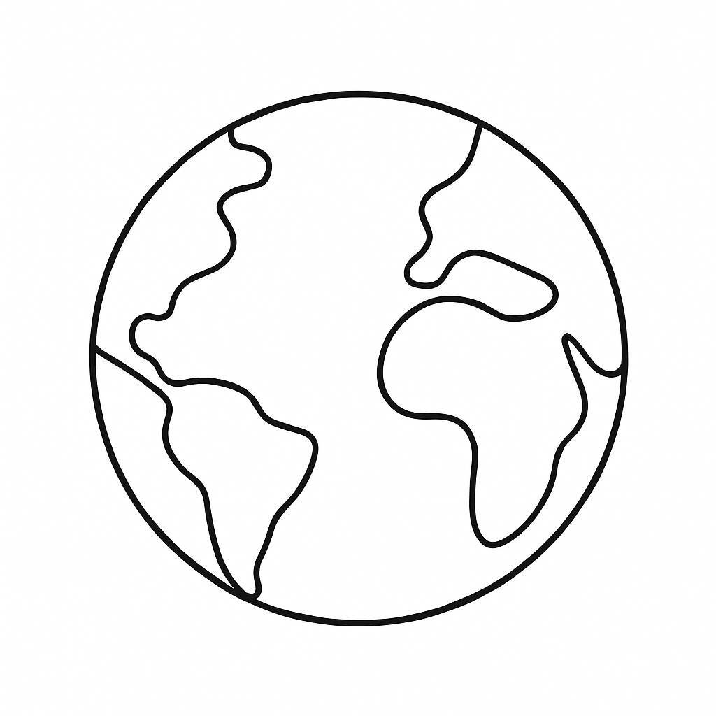 Beautiful Earth Coloring Pages for Kids 2026 - Creative and Educational