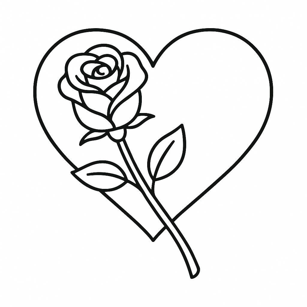 Heart Rose