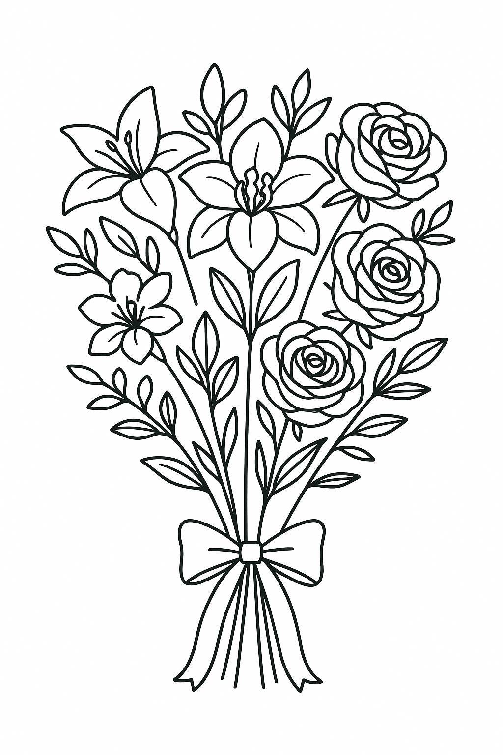Best Flower Bouquet Coloring Pages for Kids 2026 - Creative and Beautiful