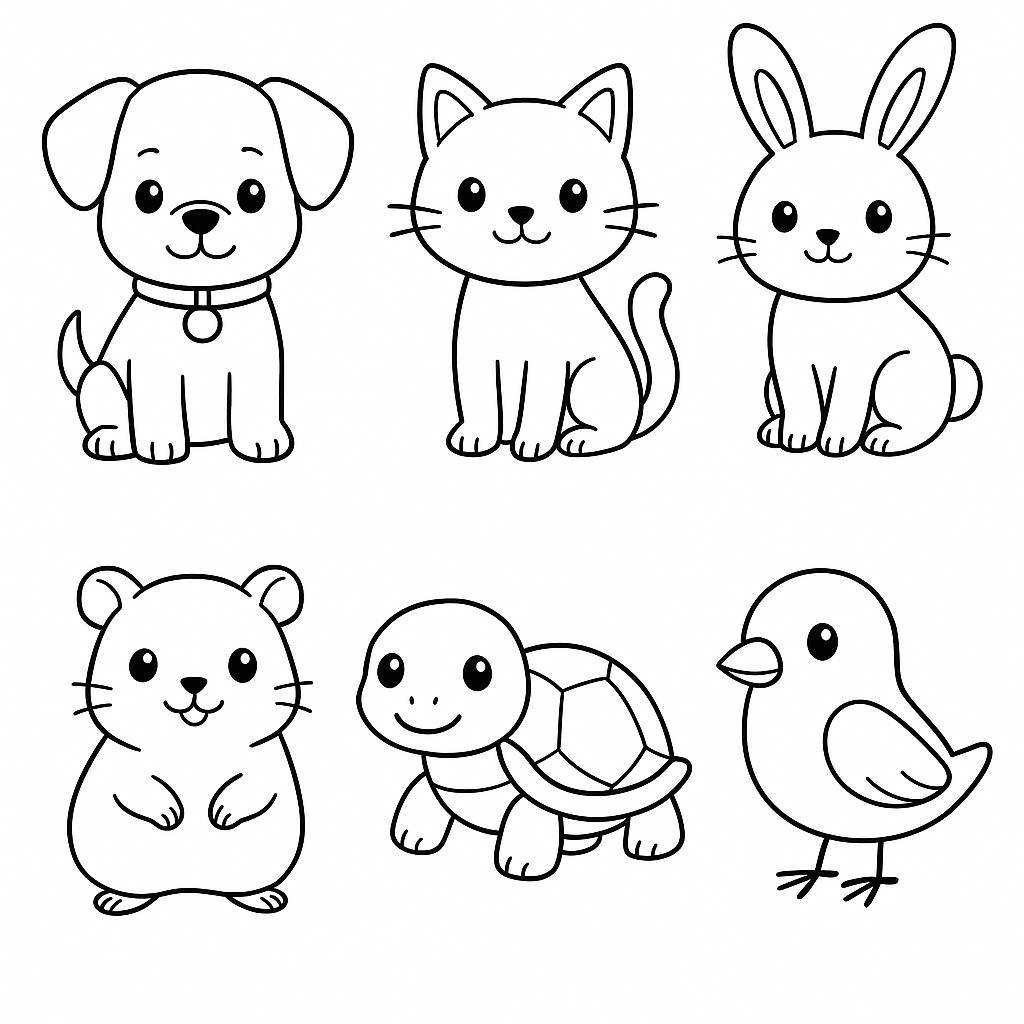 Coloring Pet Toys