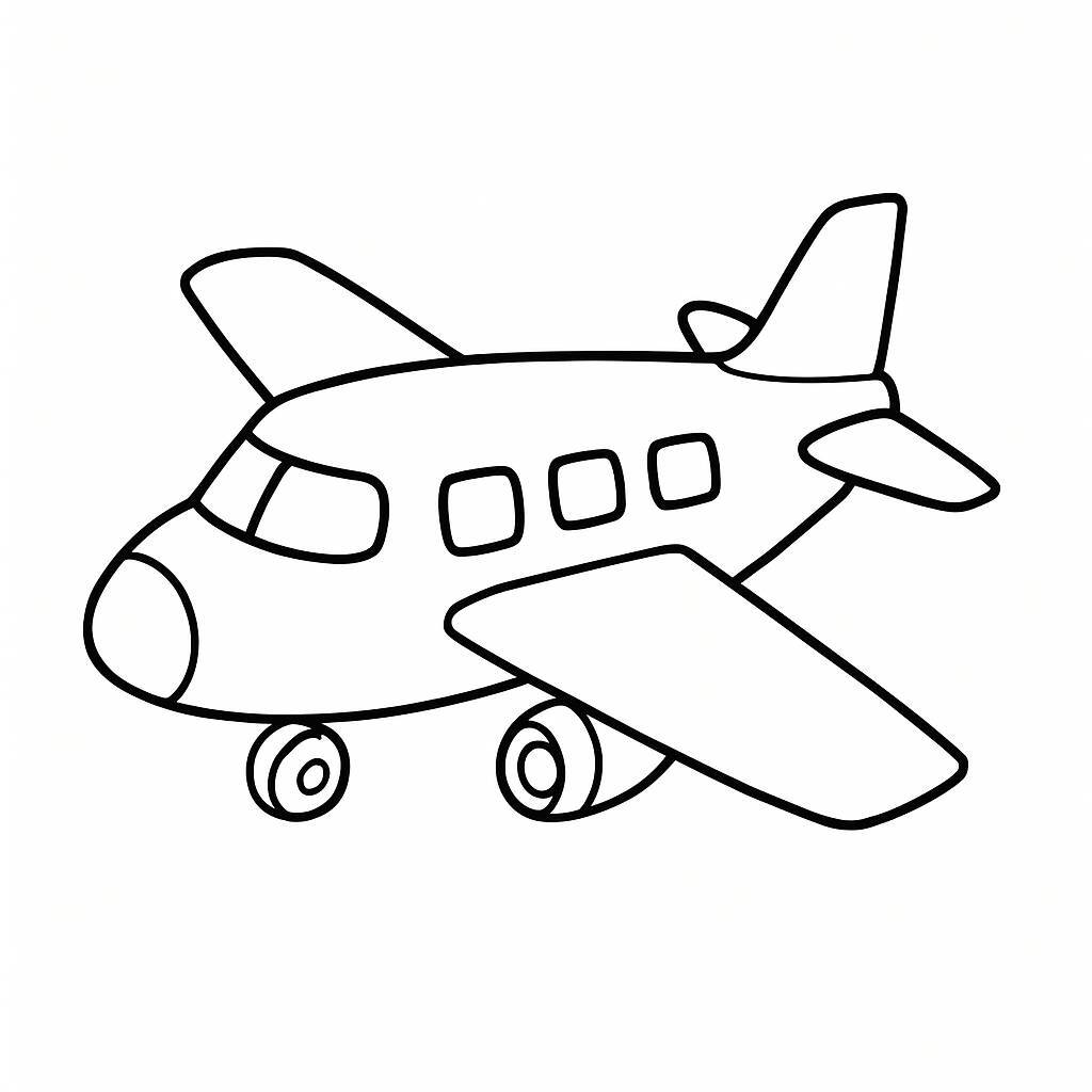 Coloring Airplane Toy