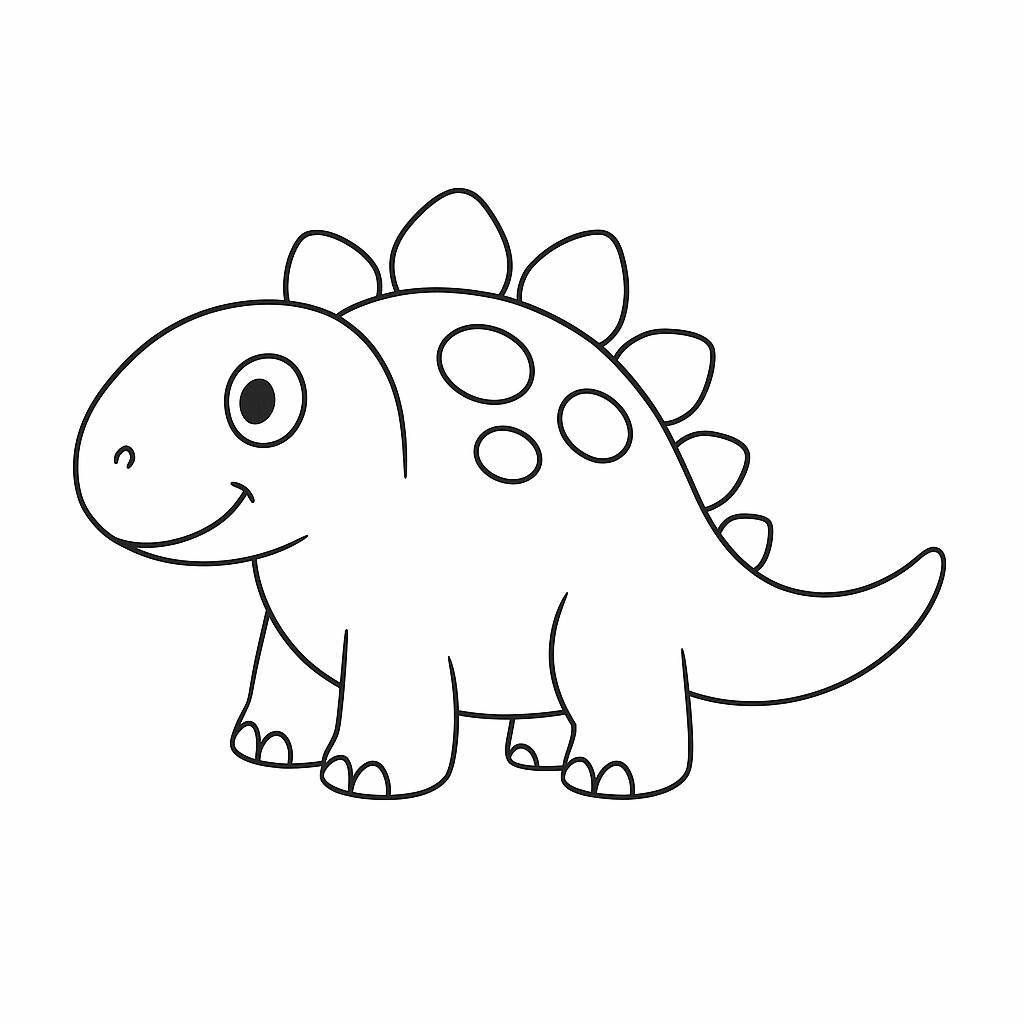 Coloring Dinosaur Toy