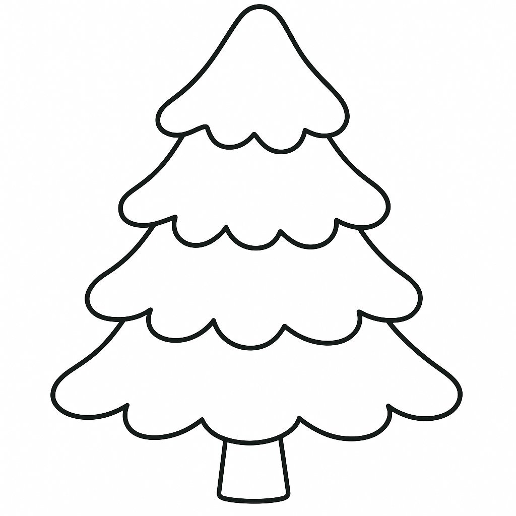 Snow-Covered Christmas Tree