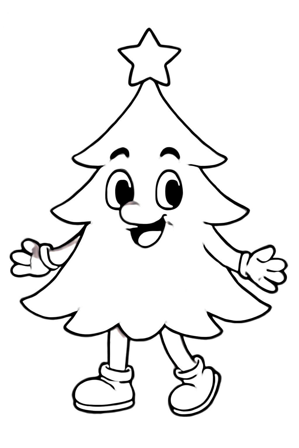 Cartoon Christmas Tree