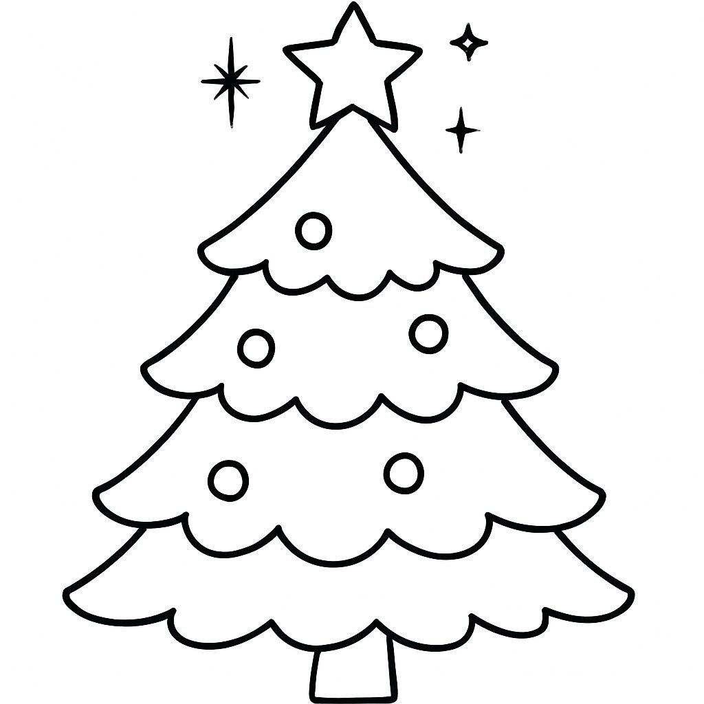 Christmas Tree with a Star
