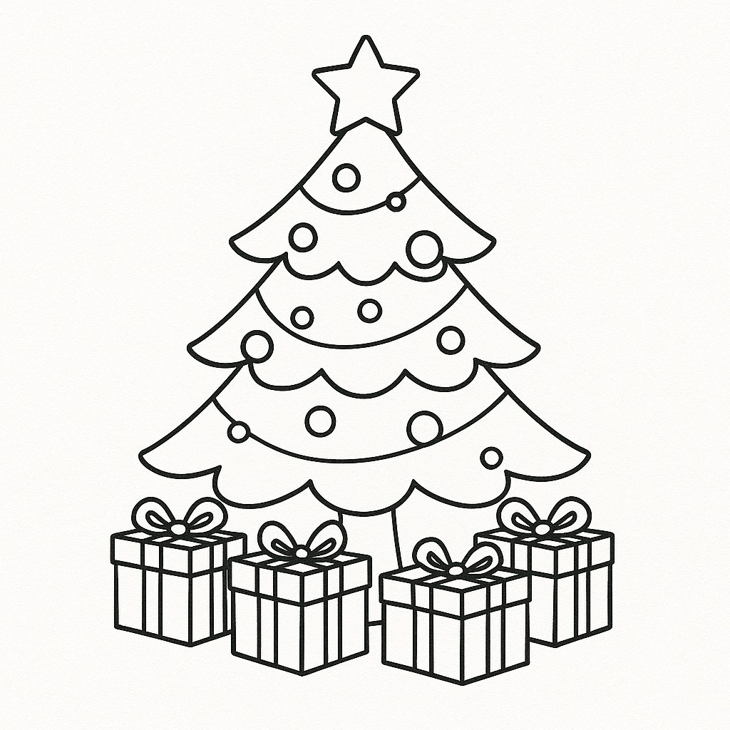 Christmas Tree with Gifts