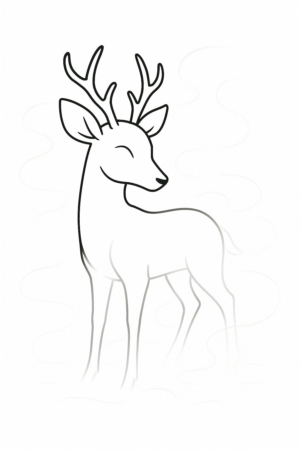 Foggy Deer Style