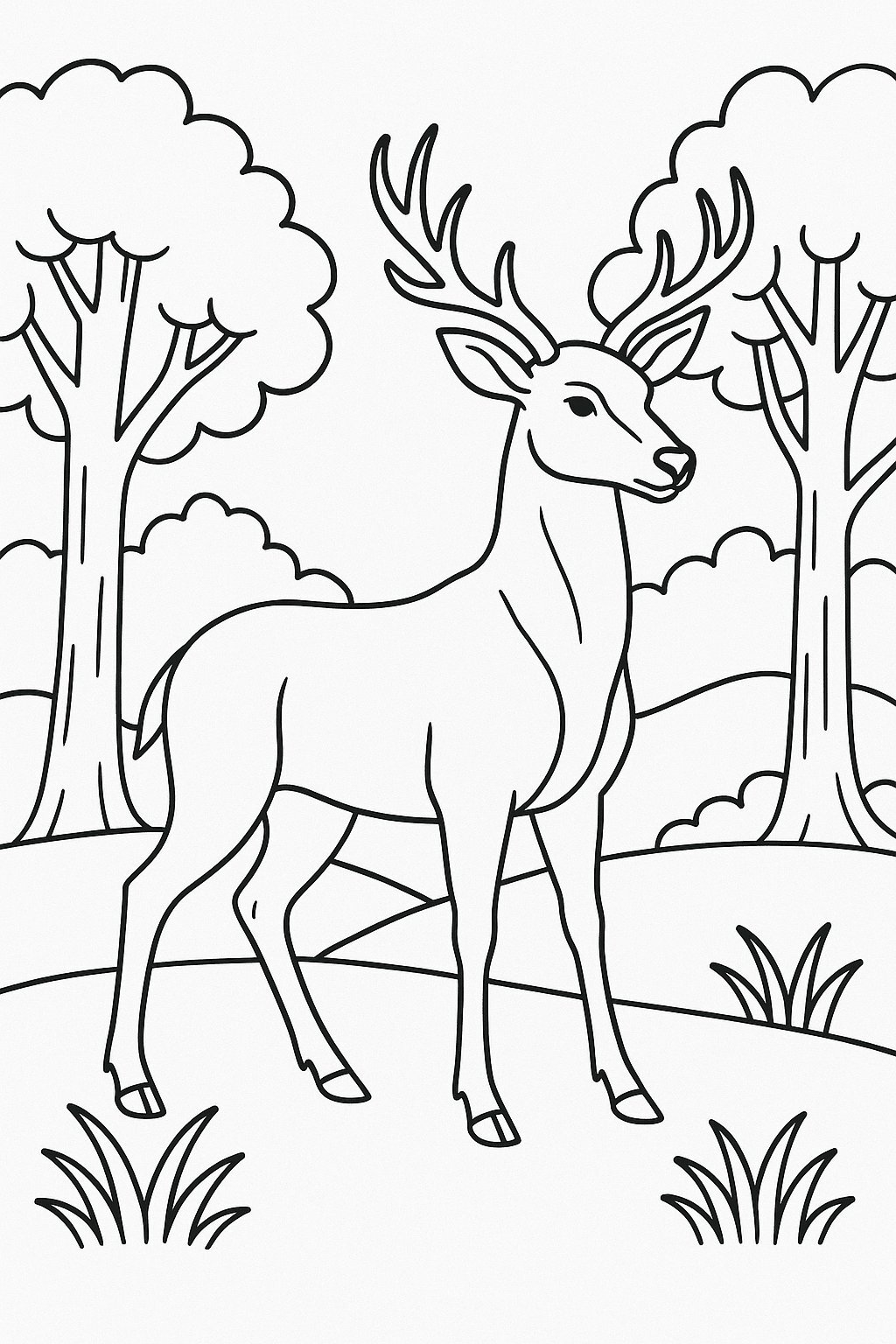 Classic Forest Deer Style