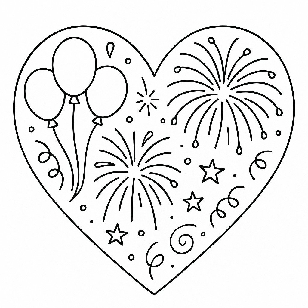 Heart Coloring Pages for Kids 2026 | Beautiful Printable PDF Sheets