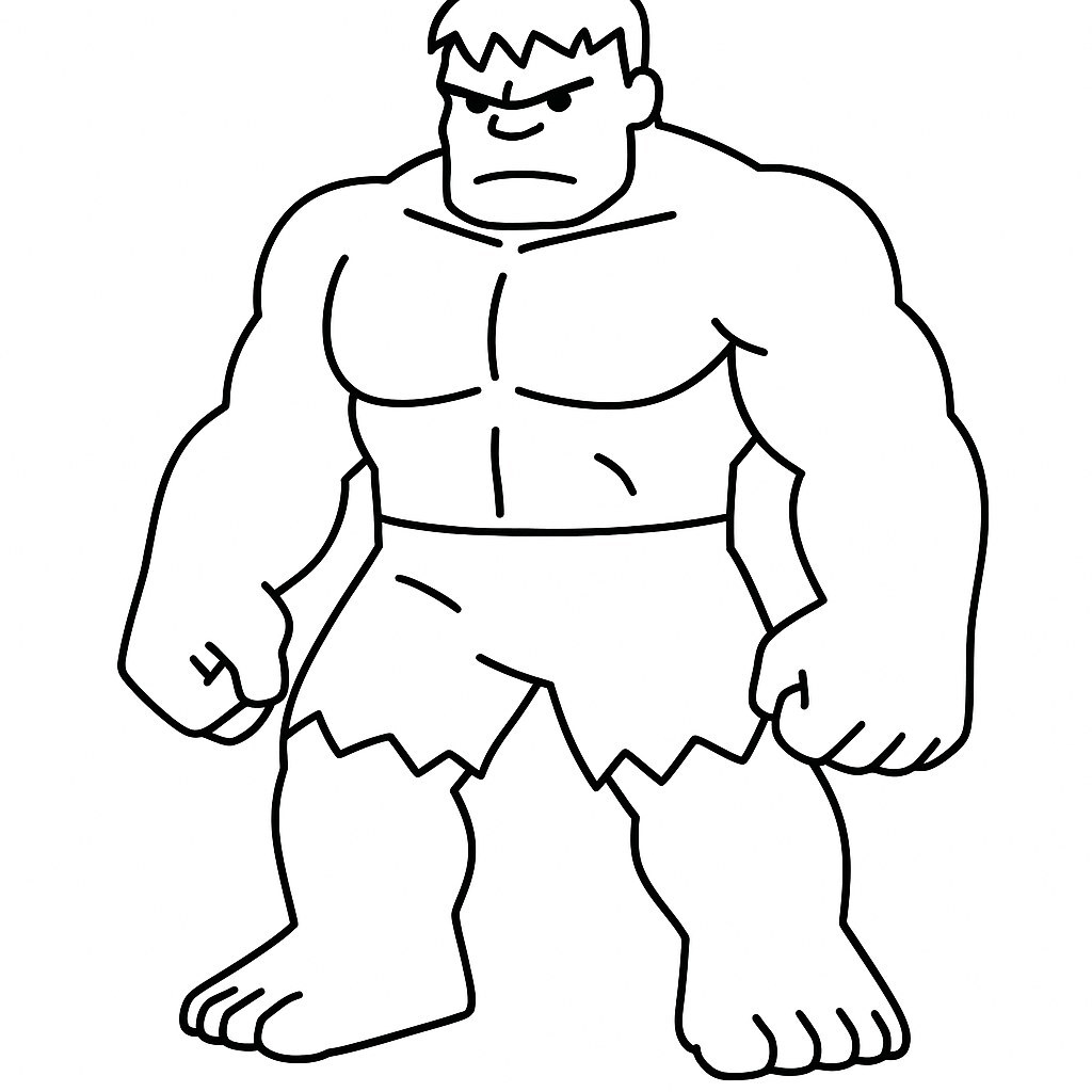 Minimalist Hulk