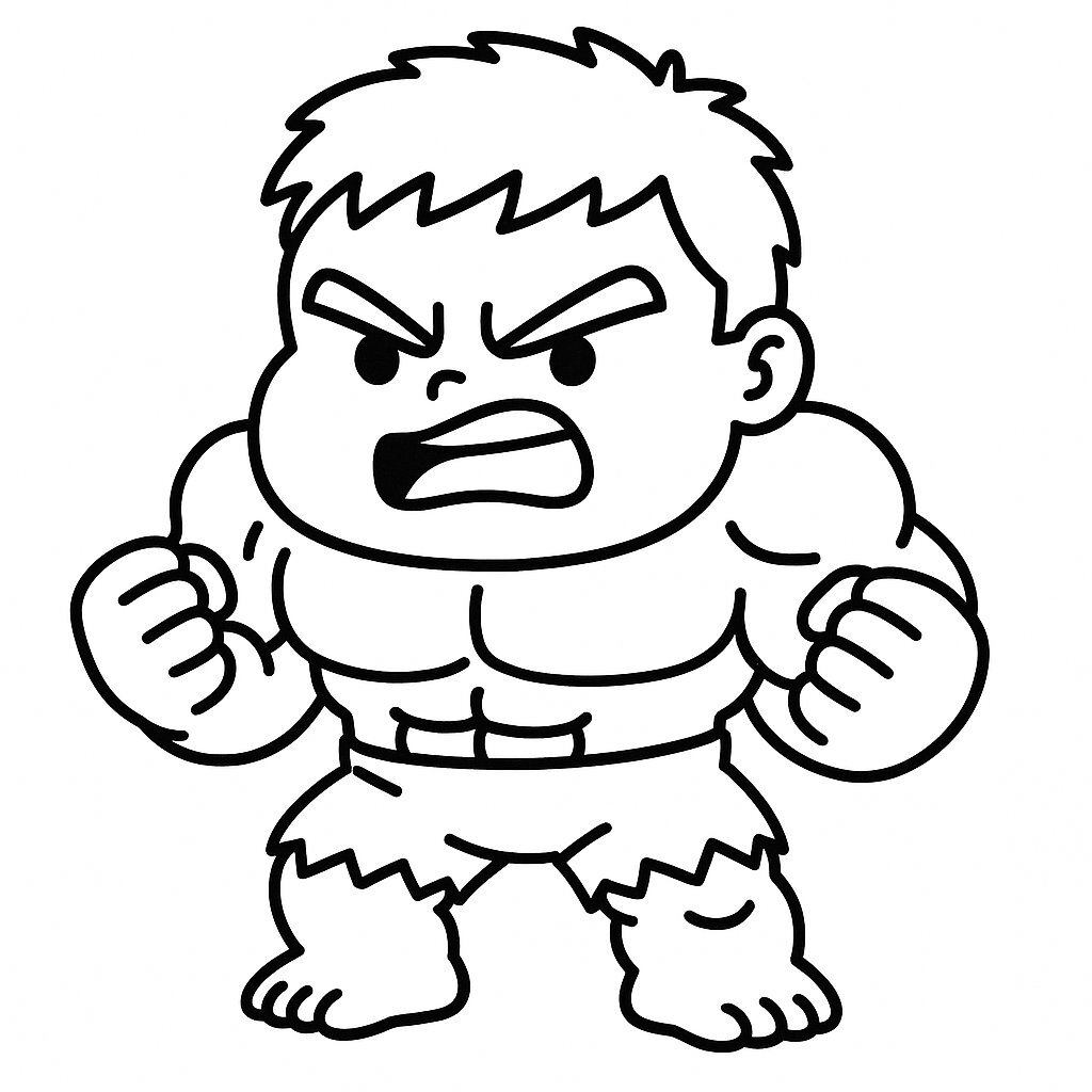 Hulk Coloring Pages for Kids – The Incredible Green Giant 2026