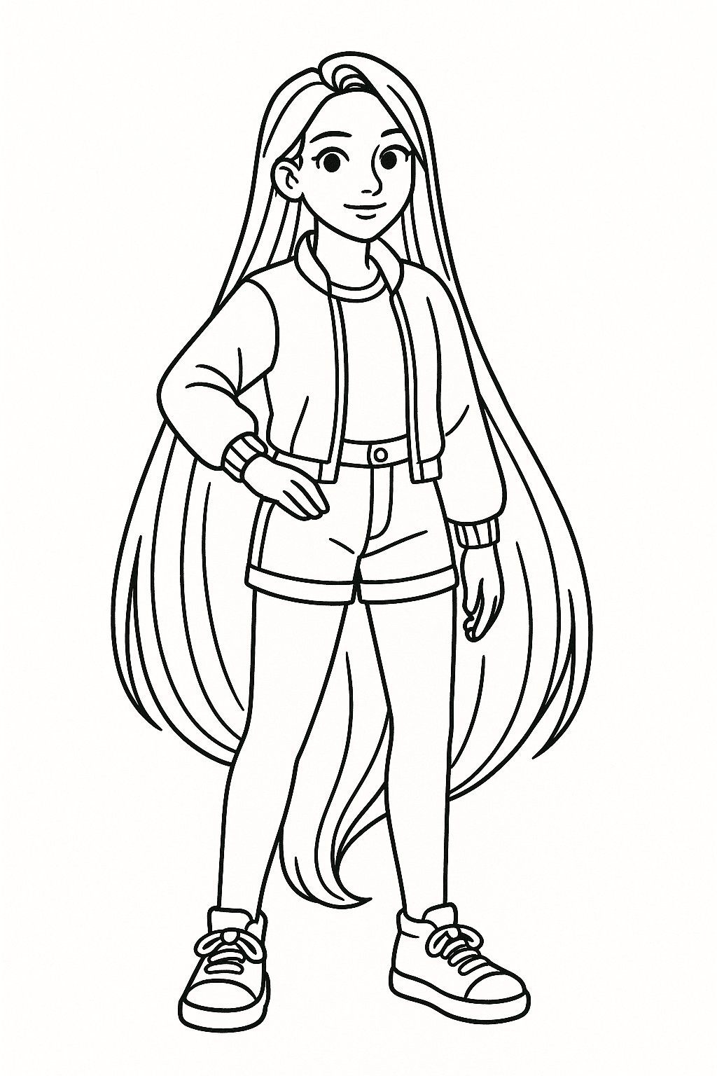 Modern Cloud-Haired Princess
