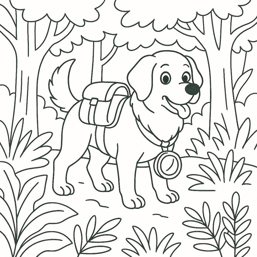 Forest Rescue Dog