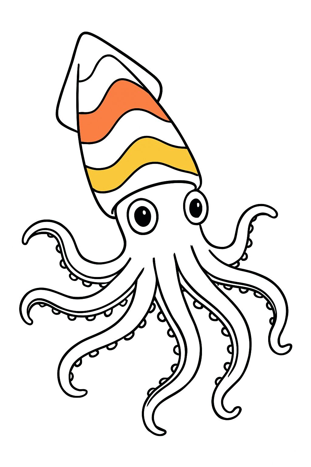 Vibrant Colorful Octopus Style