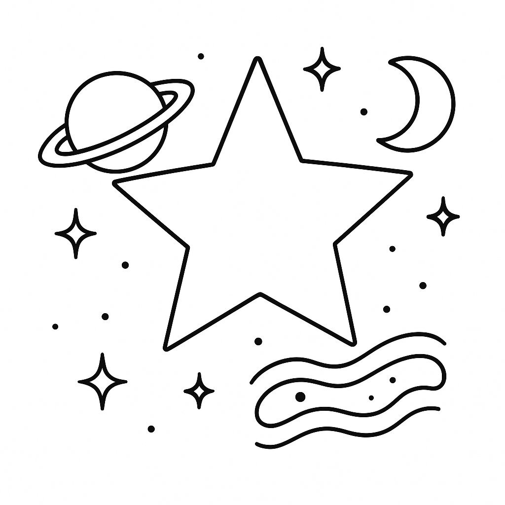 Star in Space
