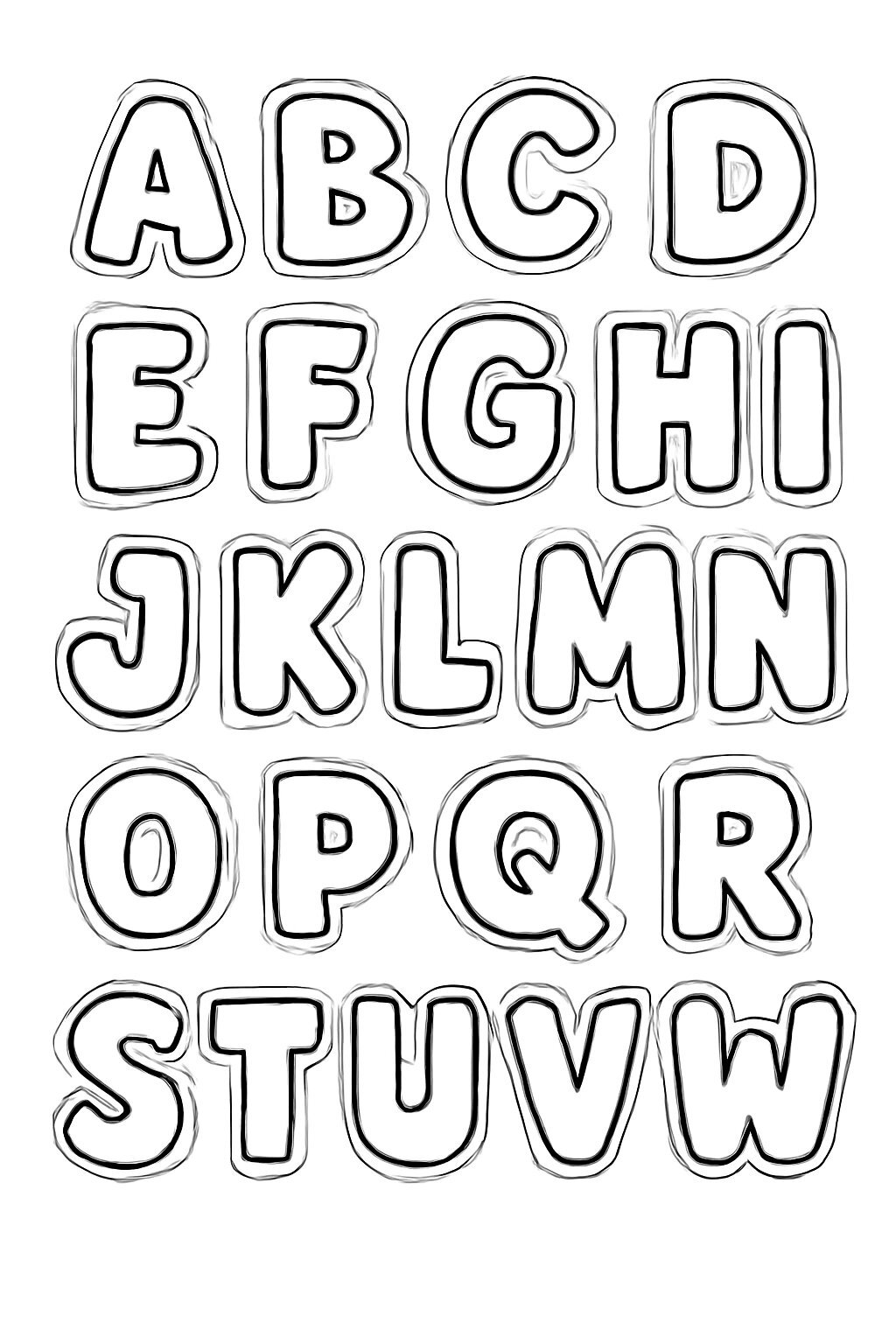 Alphabet Stickers