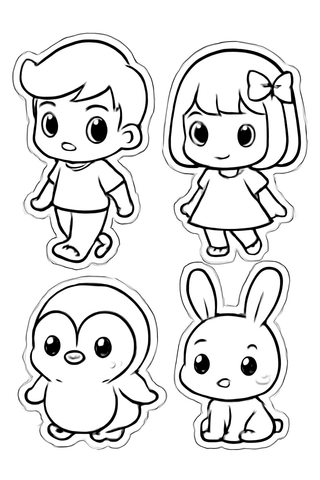 Cartoon Character Stickers