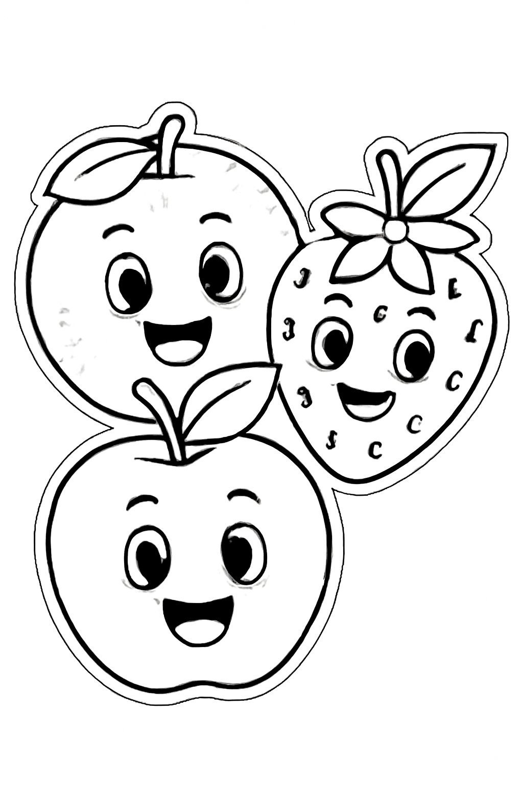 Playful Fruit Stickers