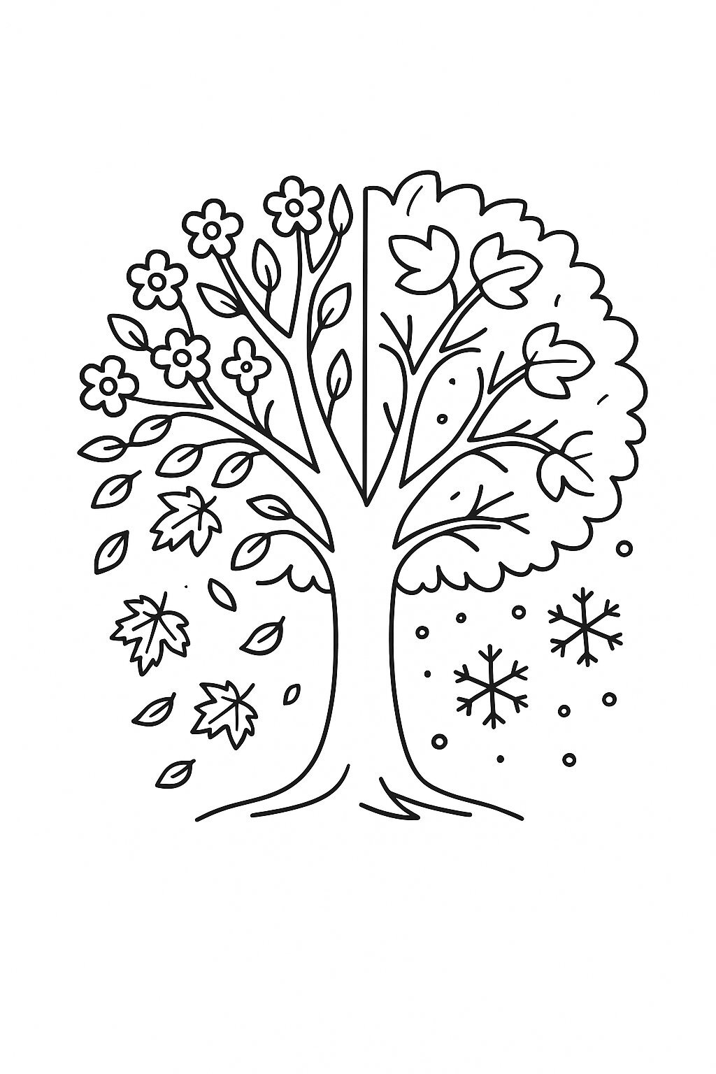Four-Season Green Tree