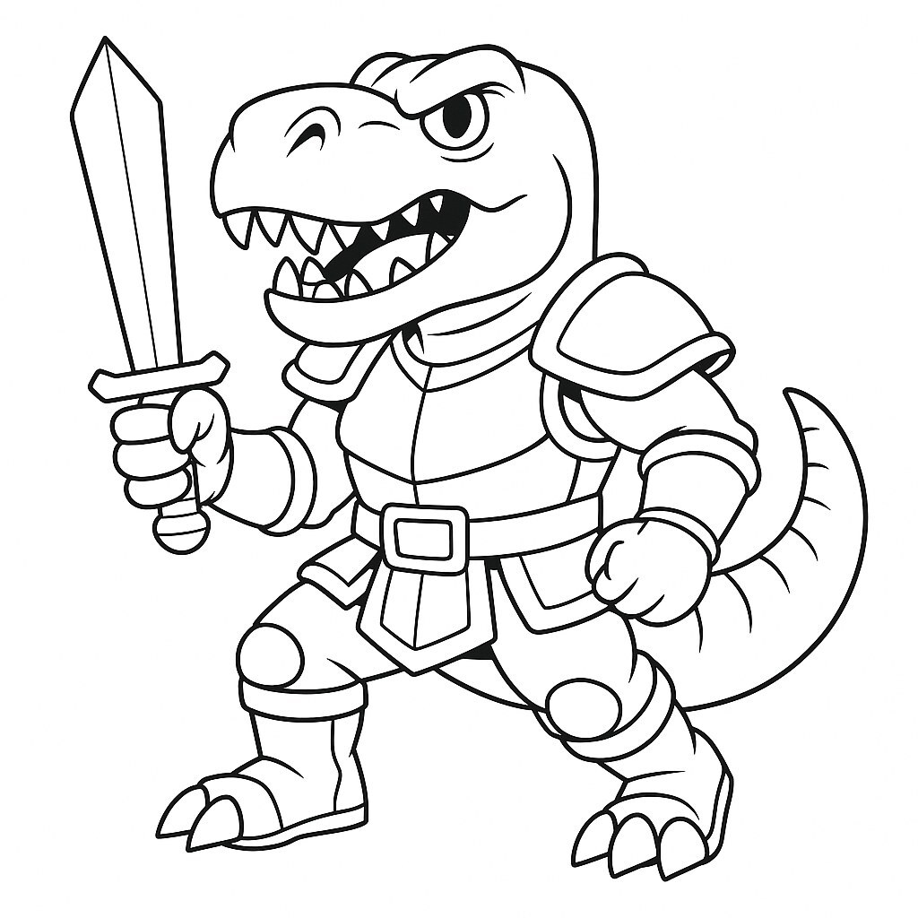 Warrior Tyrannosaurus Rex
