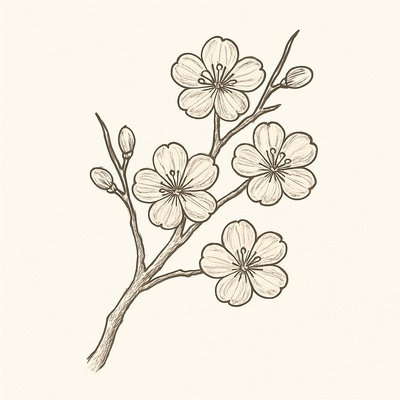 Apricot Blossom Coloring Pages for Kids 2026 - Cute and Fun