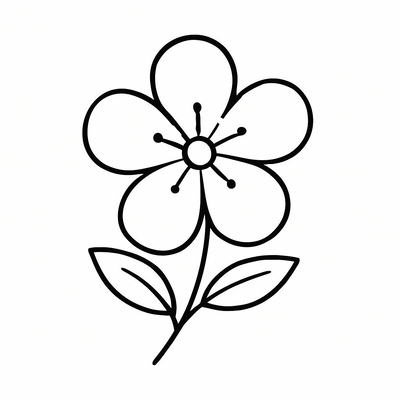 Apricot Blossom Coloring Pages for Kids 2026 - Cute and Fun