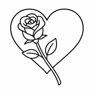 Beautiful Rose Coloring Pages for Kids 2026 - Creative and Fun