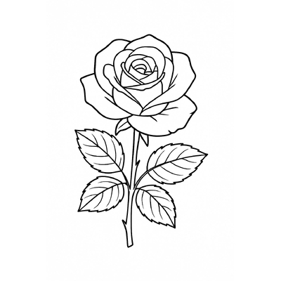 Beautiful Rose Coloring Pages for Kids 2026 - Creative and Fun