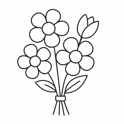 Best Flower Bouquet Coloring Pages for Kids 2026 - Creative and Beautiful