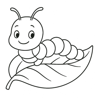 Caterpillar Coloring Pages 2026 - Fun Insect Coloring Sheets for Kids PDF